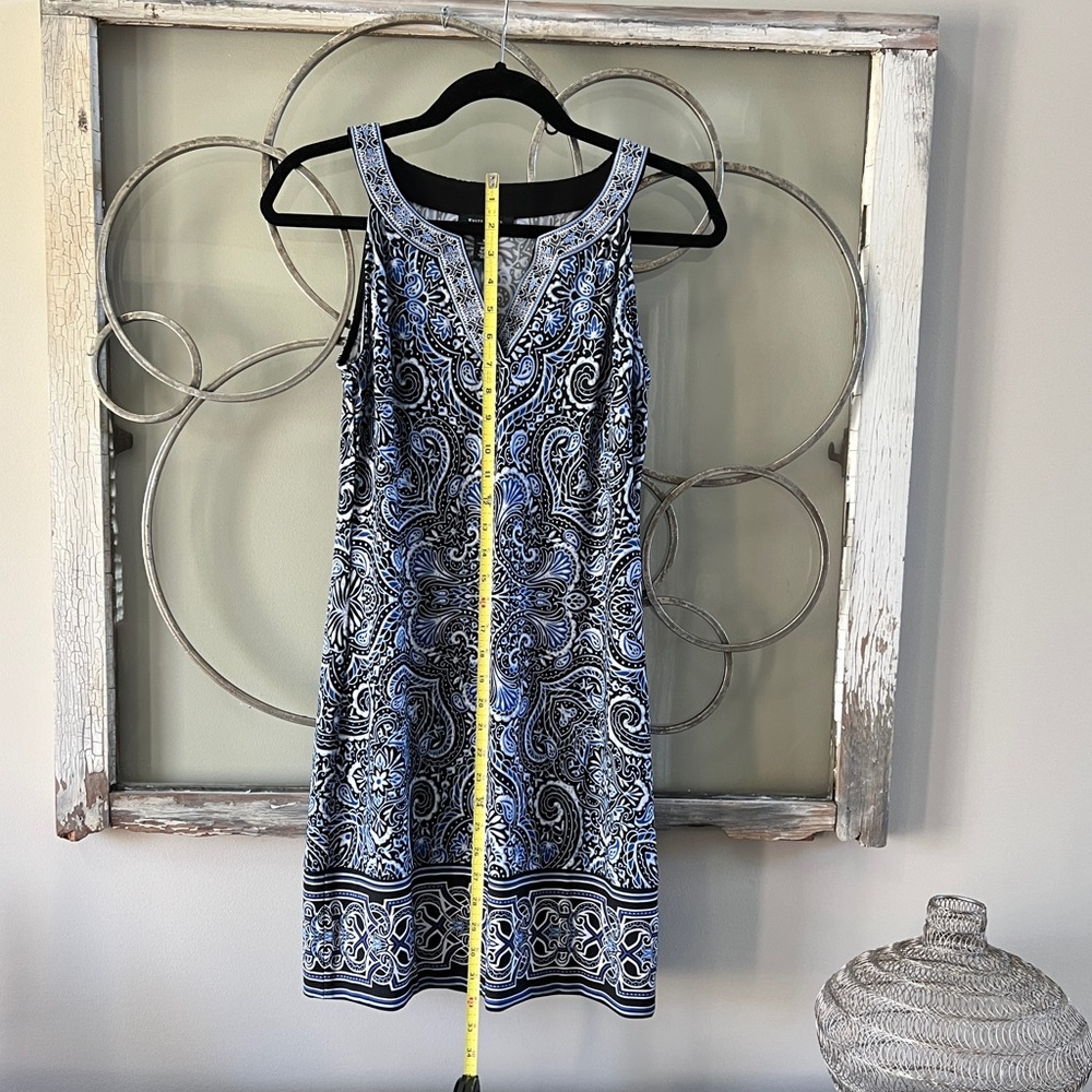 WHBM dress. Sz XS shades of blue - Picture 4 of 5